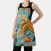 Palm Island All-Over Print Apron Gift エプロン (インサイチュ)