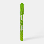 Palm Leafマクロ iPhone 16ケース (右側面)