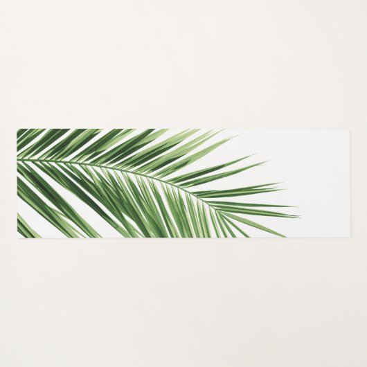 Palm Leaf #1 #minimal #wall #decor #art ヨガマット (裏面(横))