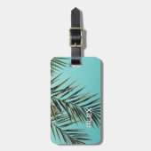 Palm Leaf iPhoneケース – トロピミニマルカルブルースカイ ラゲッジタグ (正面縦)
