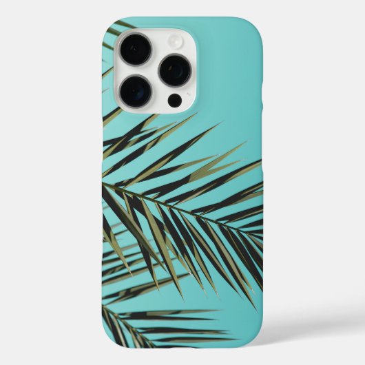 Palm Leaf iPhoneケース – トロピミニマルカルブルースカイ Case-Mate iPhoneケース (裏面)