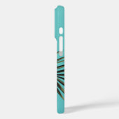 Palm Leaf iPhoneケース – トロピミニマルカルブルースカイ Case-Mate iPhoneケース (裏面 / 左)