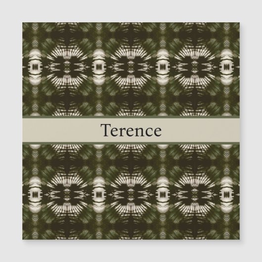 Palm Leaf Shadow Army Green、カスタマイズ可能 (正面)