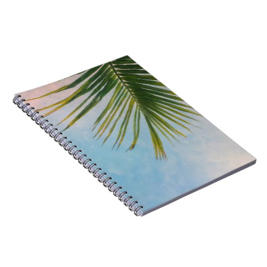 Palm Leaf Spiral Notebook ノートブック (右側)