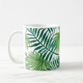 palm leafs mug aquarell tumblr コーヒーマグカップ (左)