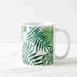 palm leafs mug aquarell tumblr コーヒーマグカップ