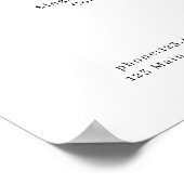 Palm Leafyサロン価格表ポスター ポスター (角)