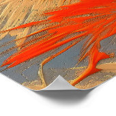 Palm Leaves – Abstract Tropical Motion ポスター (角)