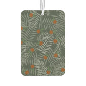 Palm Leaves & Oranges カーエアーフレッシュナー (裏面)