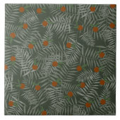 Palm Leaves & Oranges タイル (正面)