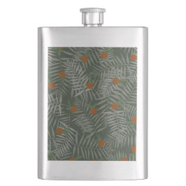 Palm Leaves & Oranges フラスク