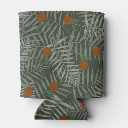 Palm Leaves & Oranges 缶クーラー (裏面)