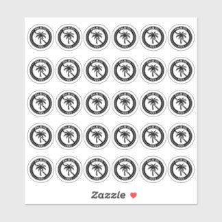 Palm Oil Free Wedding Place Card Mini Food Allergy シール