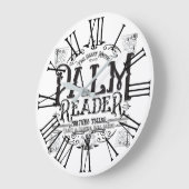 Palm Readerヴィンテージ魔法占い師 ラージ壁時計 (傾斜)