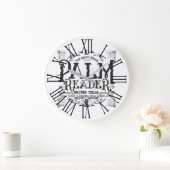 Palm Readerヴィンテージ魔法占い師 ラージ壁時計 (ホーム)