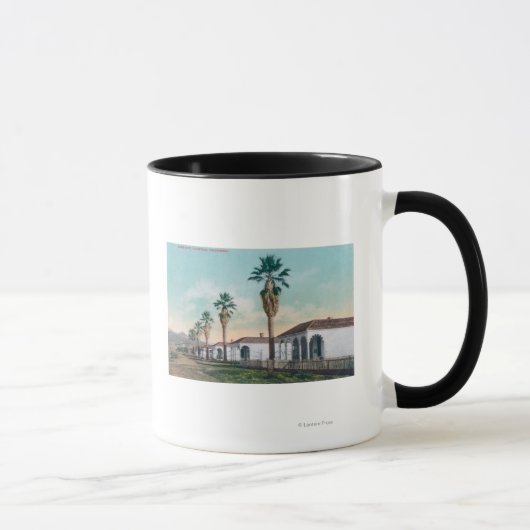 Palm RowCalistoga, CAのビュー マグカップ (右)