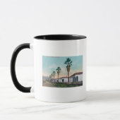 Palm RowCalistoga, CAのビュー マグカップ (左)