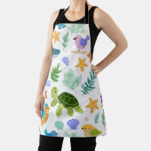 Palm & Sand All-Over Print Apron Gift エプロン (インサイチュ)