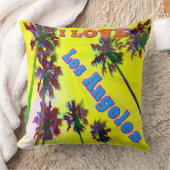 "Palm Sky: I LOVEロサンゼルス2"枕 クッション (ブランケット)