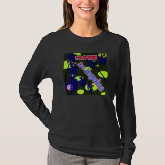 「Palm Sky: I LOVEロサンゼルス3」シャツ Tシャツ (正面)