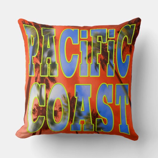 "Palm Sky: Pacific Coast" ピロー (正面)