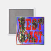 "Palm Sky: West Coast" マグネット (正面/裏面)