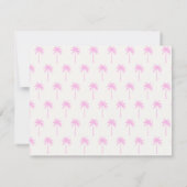 Palm, Social Club aesthetic, note card 招待状 (裏面)