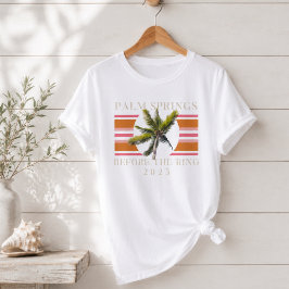 Palm Springs Before the Ring – レトロなバチェラー トライブレンドTシャツ