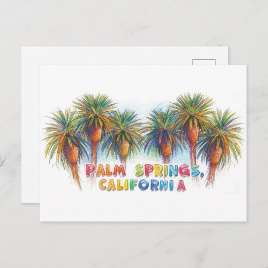 Palm springs california ポストカード (正面/裏面)
