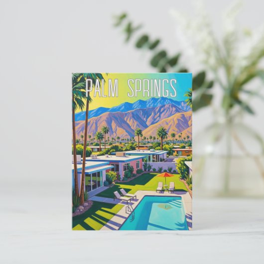 Palm Springs California ポストカード (スタンド正面)