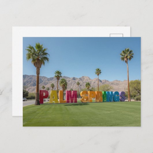 Palm springs california ポストカード (正面/裏面)