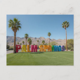 Palm springs california ポストカード