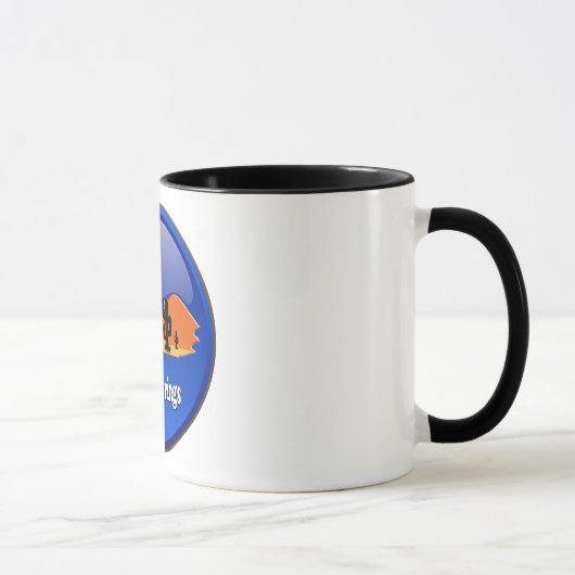 Palm Springs desert mug マグカップ (右)