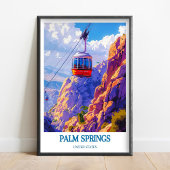 Palm Springs Print - Palm Springs Aerial Tramway ポスター
