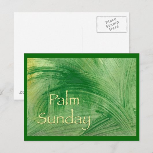 Palm Sundayはがき ポストカード (正面/裏面)