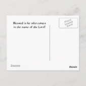 Palm Sundayはがき ポストカード (裏面)