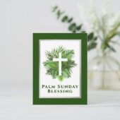 Palm Sunday Blessing Holy Week シーズンポストカード (スタンド正面)