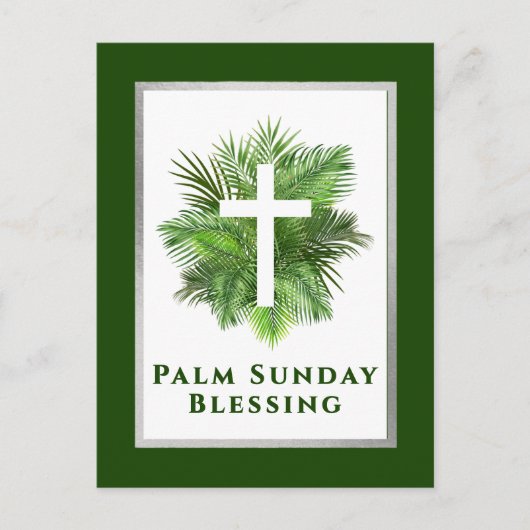 Palm Sunday Blessing Holy Week シーズンポストカード (正面)