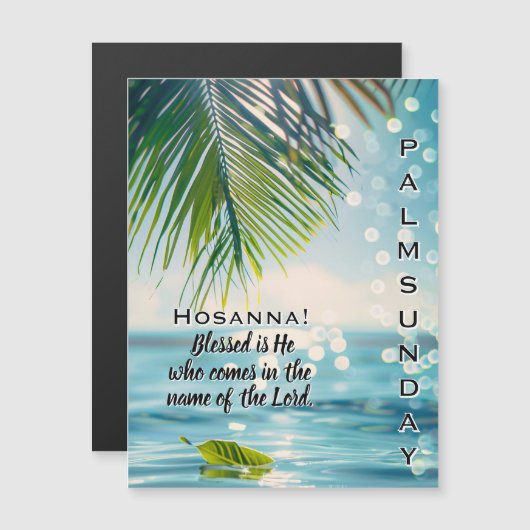 Palm Sunday Hosanna Scripture  (正面/裏面)