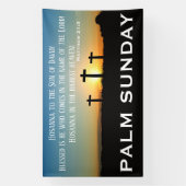 Palm Sunday Scripture at Sunrise 横断幕 (縦)