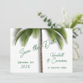 Palm Treeで日付を保存 セーブザデート (スタンド正面)