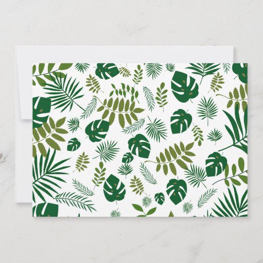 Palm Treeで日付を保存 セーブザデート (裏面)