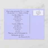 Palm Treeビーチ;アドレスの変更 案内ポストカード (裏面)