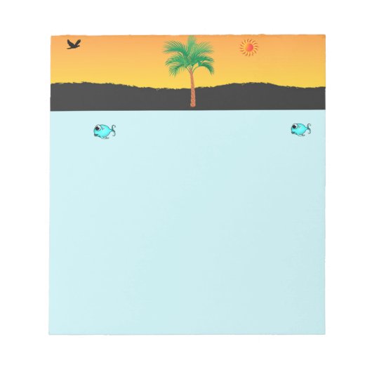 Palm Treeメモ帳 ノートパッド (正面)