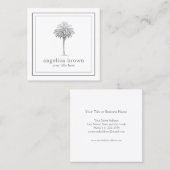 Palm Tree名刺 スクエア名刺 (正面/裏面)