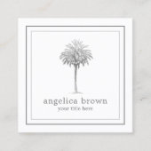 Palm Tree名刺 スクエア名刺 (正面)