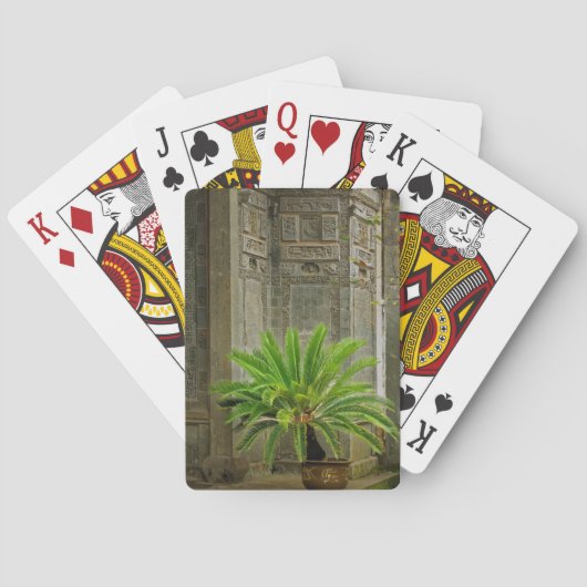 Palm Tree | 中国・宏村 トランプ (裏面)