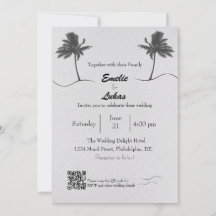 Palm Tree and Seashells Arch Photo 結婚's