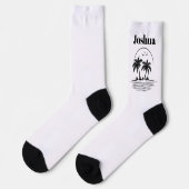Palm Tree Beach Crew Socks ソックス (左)