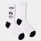 Palm Tree Beach Crew Socks ソックス (右)